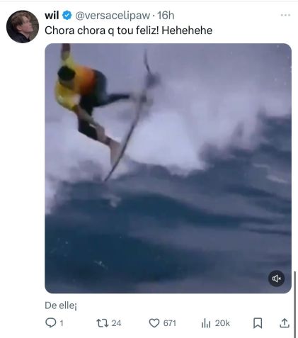 Brasileiros responderam provocação feita por Kanoa em 2021 / Reprodução/X