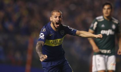 Algoz do Palmeiras se emociona no adeus ao Boca Juniors