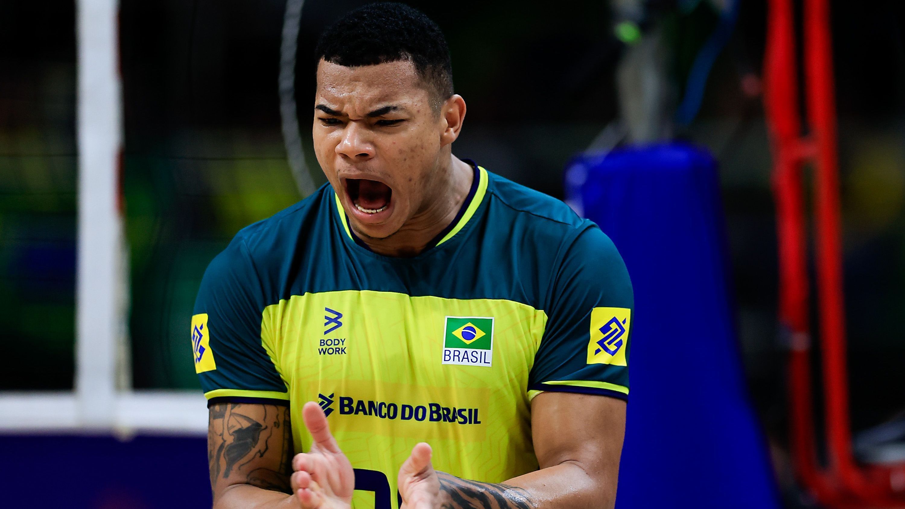 Darlan, jogador da Seleção Brasileira de Vôlei