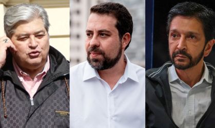 José Luiz Datena, Guilherme Boulos e Ricardo Nunes