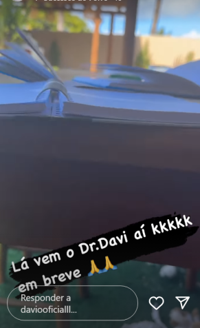 Davi Brito mostra estudos para vestibular de medicina / Instagram/ Davi Brito
