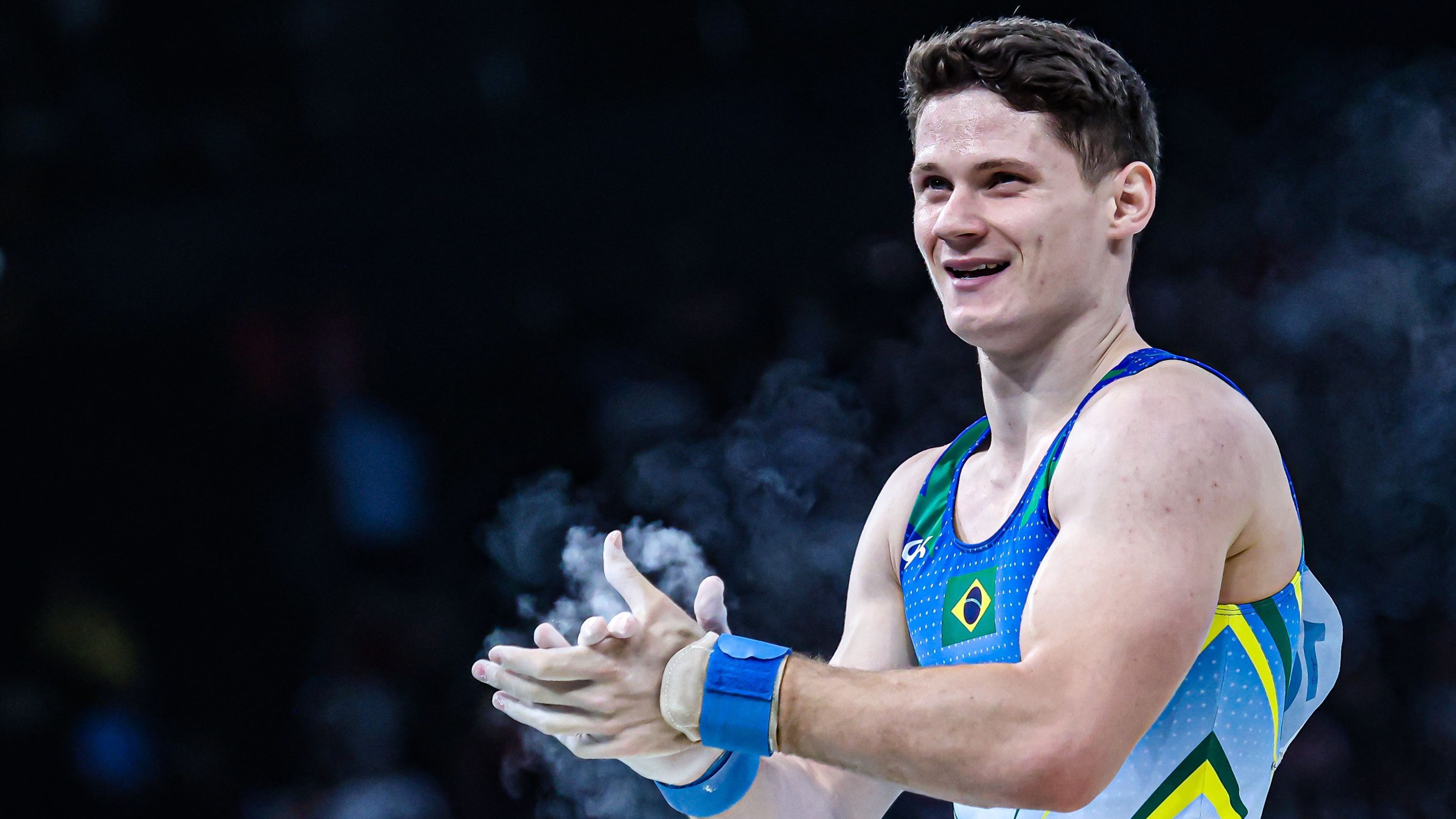 Diogo Soares garantiu final do individual geral de ginástica artística em Paris