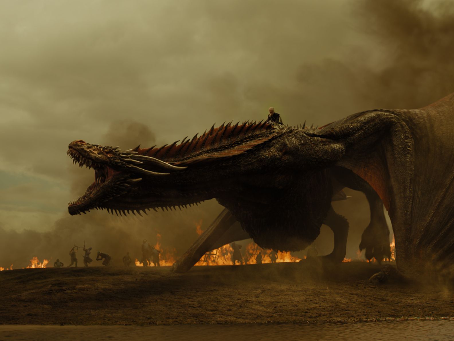 Daenerys Targaryen monta o dragão Drogon na 8ª temporada de "Game of Thrones" / Divulgação/HBO