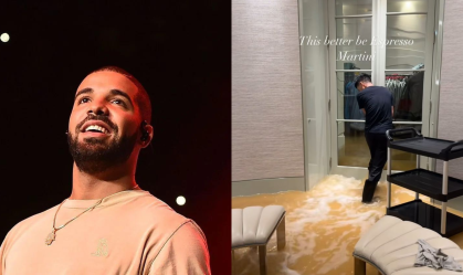 Drake mostra mansão inundada após chuvas torrenciais em Toronto