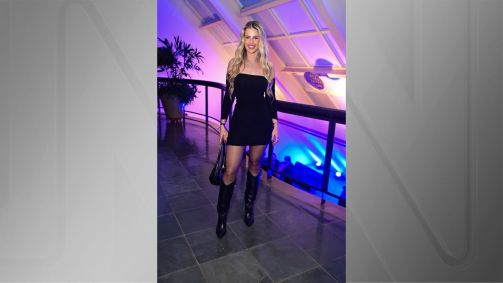 Ex-BBB Yasmin Brunet compareceu à gravação do DVD &quot;Luan Ao Vivo na Lua&quot;, de Luan Santana