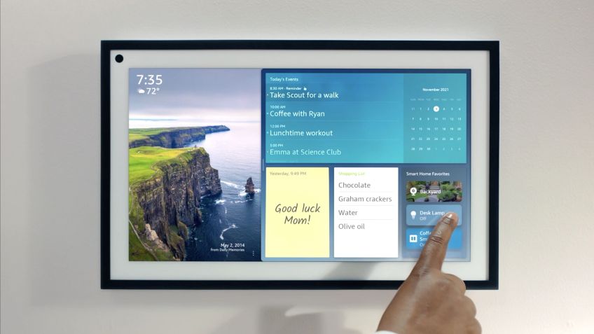 Echo Show 15, da Amazon (crédito: Jamie McCarthy/Getty Images)