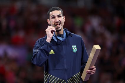 Edival Pontes garantiu a medalha de bronze para o Brasil no Taekwondo