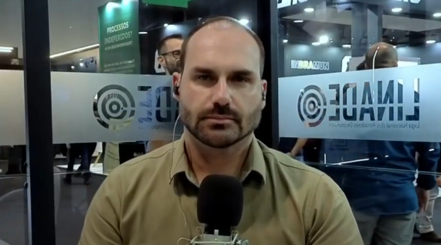 Eduardo Bolsonaro em entrevista à CNN