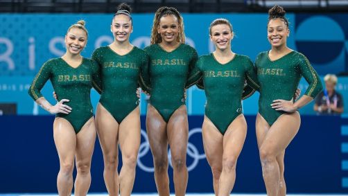 Time da ginástica artística do Brasil na Olimpíada de Paris