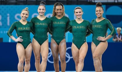 Time da ginástica artística do Brasil na Olimpíada de Paris