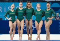 Ginástica artística: Brasil vai a sete finais em Paris com show de Rebeca Andrade