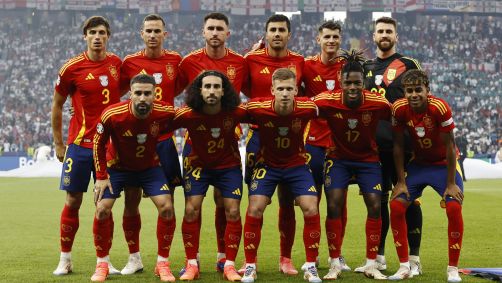 Escalação titular da Espanha na final da Eurocopa