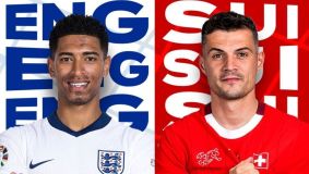 Inglaterra e Suíça se enfrentam neste sábado (6), às 13h, na Düsseldorf Arena, em Düsseldorf