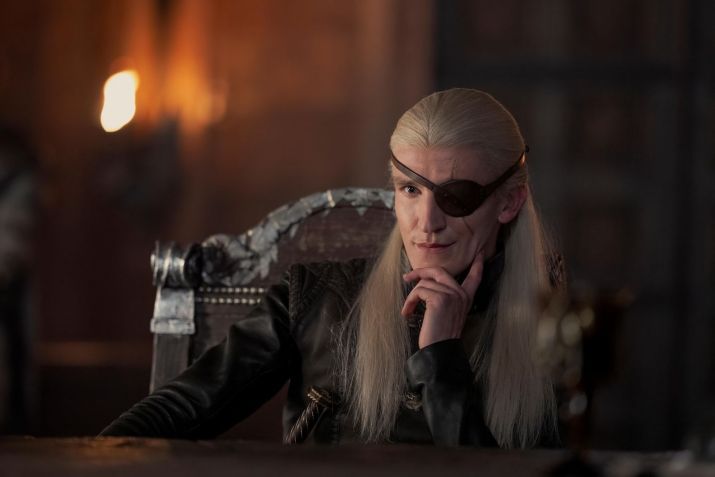 Ewan Mitchell como Aemond Targaryen em "A Casa do Dragão" / Ollie Upton/HBO