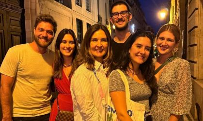 Fátima Bernardes celebra aniversário de filhos trigêmeos: "Passou rápido"
