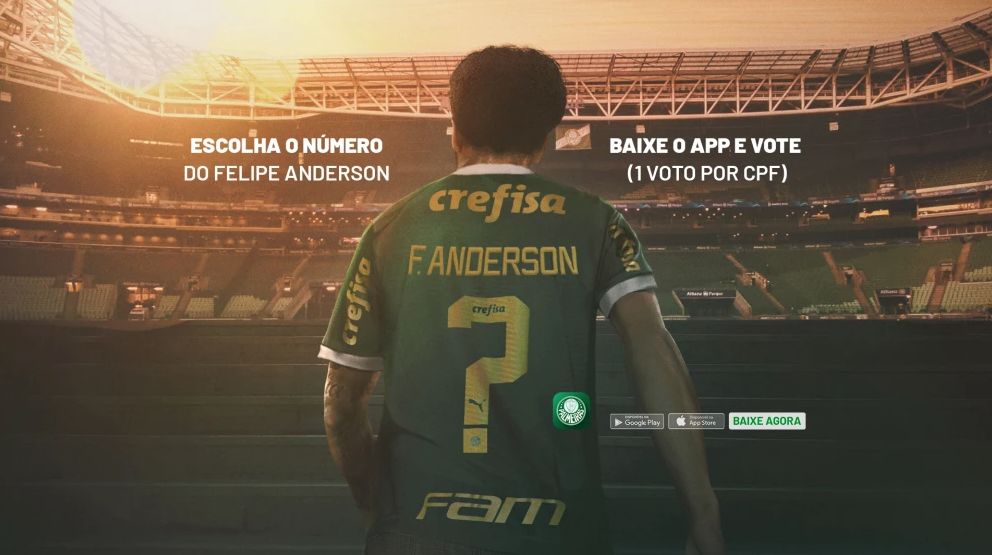 Felipe Anderson no Palmeiras