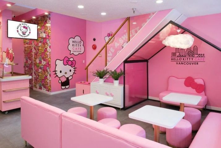 Hello Kitty tem cafés ao redor do mundo, como este em Vancouver / Divulgação/Sanrio