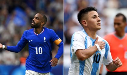 Futebol masculino na Olimpíada: França e Argentina se enfrentam nas quartas