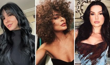 Ana Castela, Juliana Paes e Juliette são adeptas às franjas