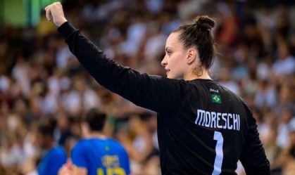 Quem é Gabi Moreschi, goleira que brilhou na estreia do handebol do Brasil em Paris