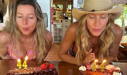 gisele bundchen e irma gemea aniversario