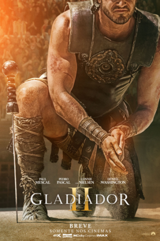 Pôster de "Gladiador II" / Divulgação/Paramount Pictures