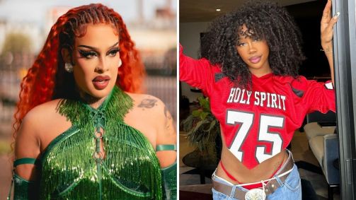 Gloria Groove celebra encontro com SZA no aeroporto