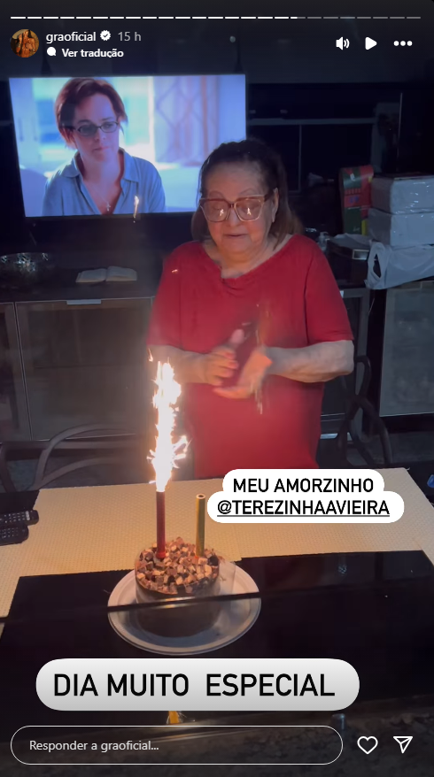 Gracyanne Barbosa comemora aniversário da ex-sogra, mãe de Belo / Instagram/ Gracyanne Barbosa