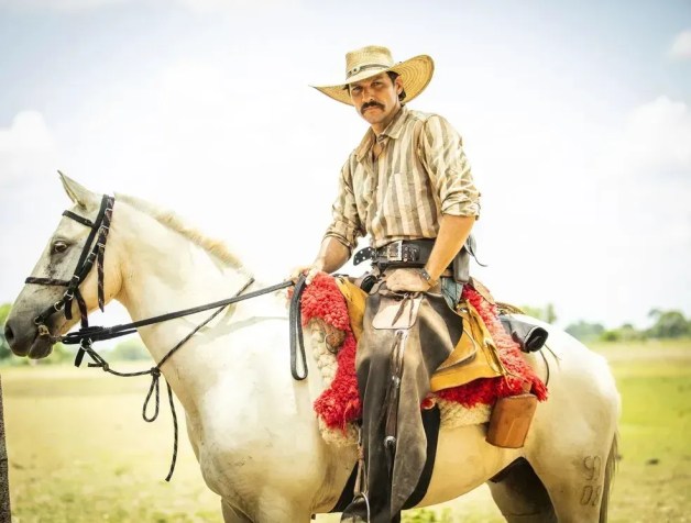 Guito viveu Tibério, em "Pantanal" (2022) / João Miguel Júnior/Globo