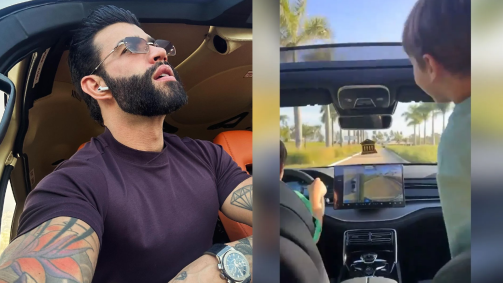 “Aqui é rústico, raiz, aqui são os meninos das antigas. É muito melhor tá dirigindo, do que fazendo outras coisas que não prestam”, disse o cantor durante o show