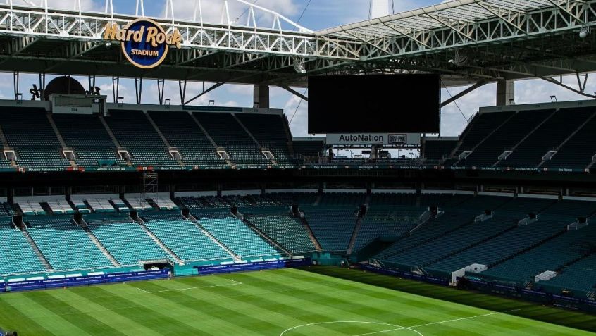 Estádio Hard Rock, localizado em Miami, na Flórida, nos Estados Unidos • Reprodução/Instagram