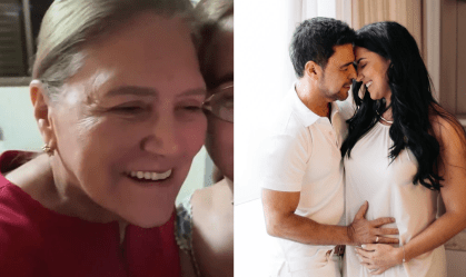 Helena Camargo recebeu a notícia sobre a gravidez da nora em uma chamada de vídeo com o casal