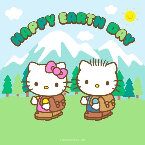 Hello Kitty e Daniel, seu namorado • Instagram/Hello Kitty