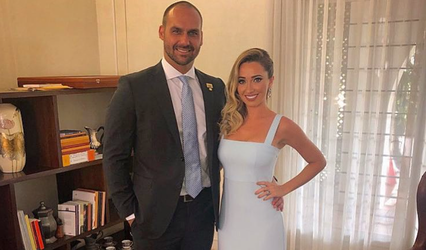 Heloísa e Eduardo Bolsonaro