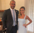 Eduardo Bolsonaro diz que a esposa teve contas bloqueadas pelo STF