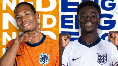 Van Dijk e Saka são os destaques de Holanda e Inglaterra