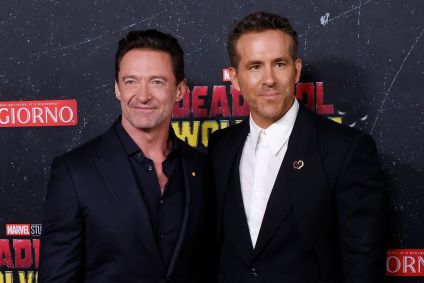 Hugh Jackman e Ryan Reynolds participam da estreia mundial de &quot;Deadpool &amp; Wolverine&quot; no Lincoln Center em 22 de julho de 2024, em Nova York