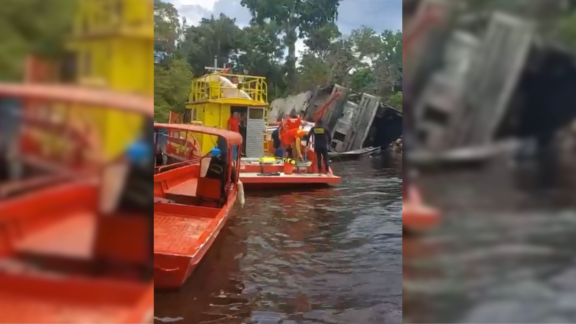 Incêndio embarcação