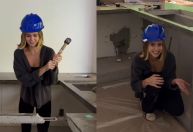 Isa Scherer começa reforma em mansão: “Quer marretada do Thor?”