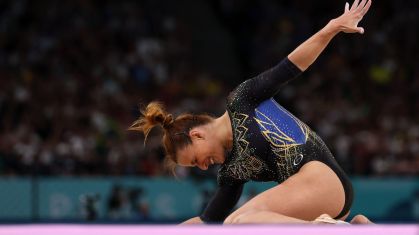 Jade Barbosa durante as Olimpíadas de Paris 2024