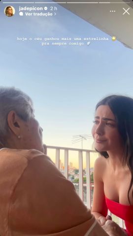 Influenciadora publicou vídeo emocionante ao se despedir de Dora Picon / Foto: Instagram/Jade Picon