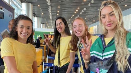 Jogadoras da Seleção Brasileira de Vôlei