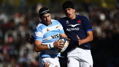 Imagem de Hugo Auradou em duelo entre Argentina e França
