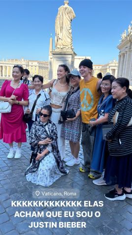 Juliano Floss diz ter sido confundido com Justin Bieber em Roma / Instagram/Juliano Floss