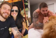 Juliette se diverte ao ver o namorado chamar a sogra para tirar cachorro da cama