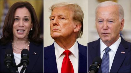 Kamala Harris, Donald Trump e Joe Biden