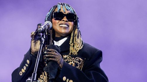 Lauryn Hill se apresentando em SP no festival Chic Show