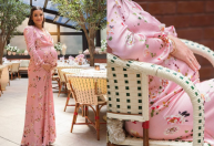 Lea Michele, de "Glee", compartilha fotos do seu chá de bebê; veja