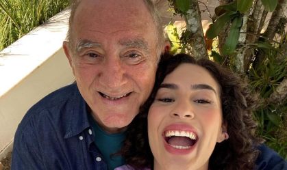 Renato Aragão celebra 26 anos da filha com fotos de antes e depois; veja