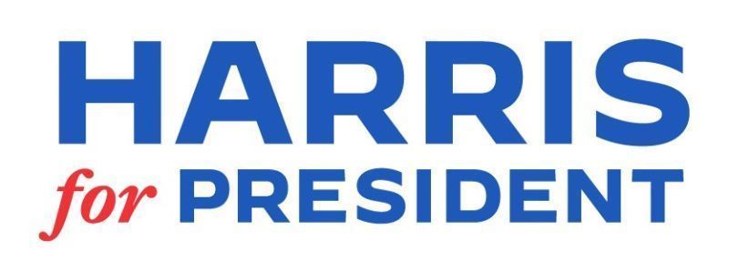 Campanha de Kamala Harris estreia novo logotipo de campanha / Reprodução